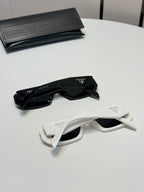 Oversized Geometric Acetate Sunglasses