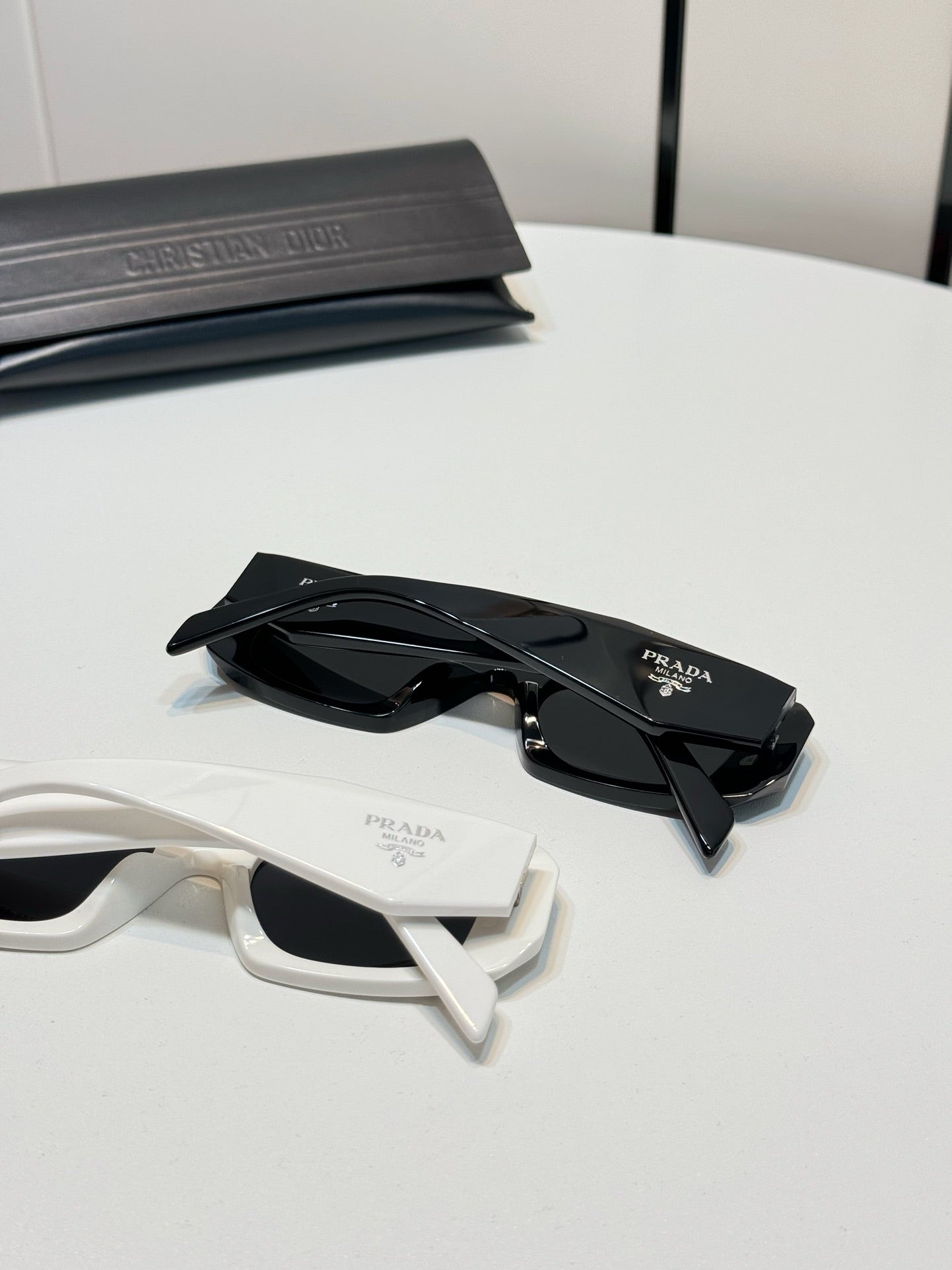 Oversized Geometric Acetate Sunglasses