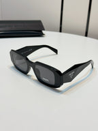 Oversized Geometric Acetate Sunglasses