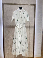 Lily of the Valley Print Bow Dress 🌸✨ (High Quality)