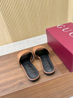 Double J Embossed Slide Sandals — 2026 Spring/Summer 🩴✨