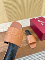 Double J Embossed Slide Sandals — 2026 Spring/Summer 🩴✨