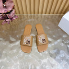 Pearl Buckle Embroidered Kitten Heel Mule — 2026 Spring/Summer 👡✨