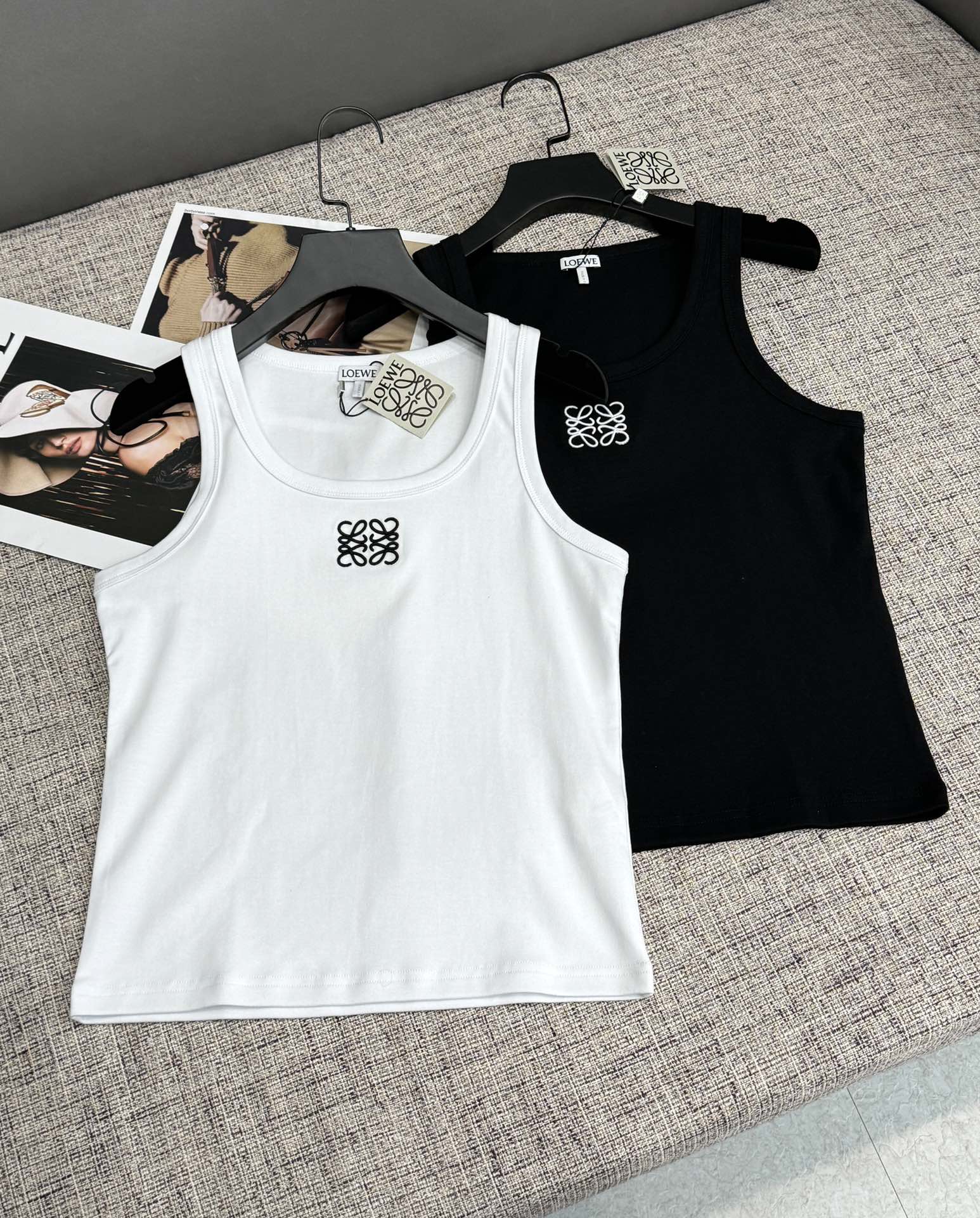 Embroidered Logo Knit Tank Top | 2026 SS Collection