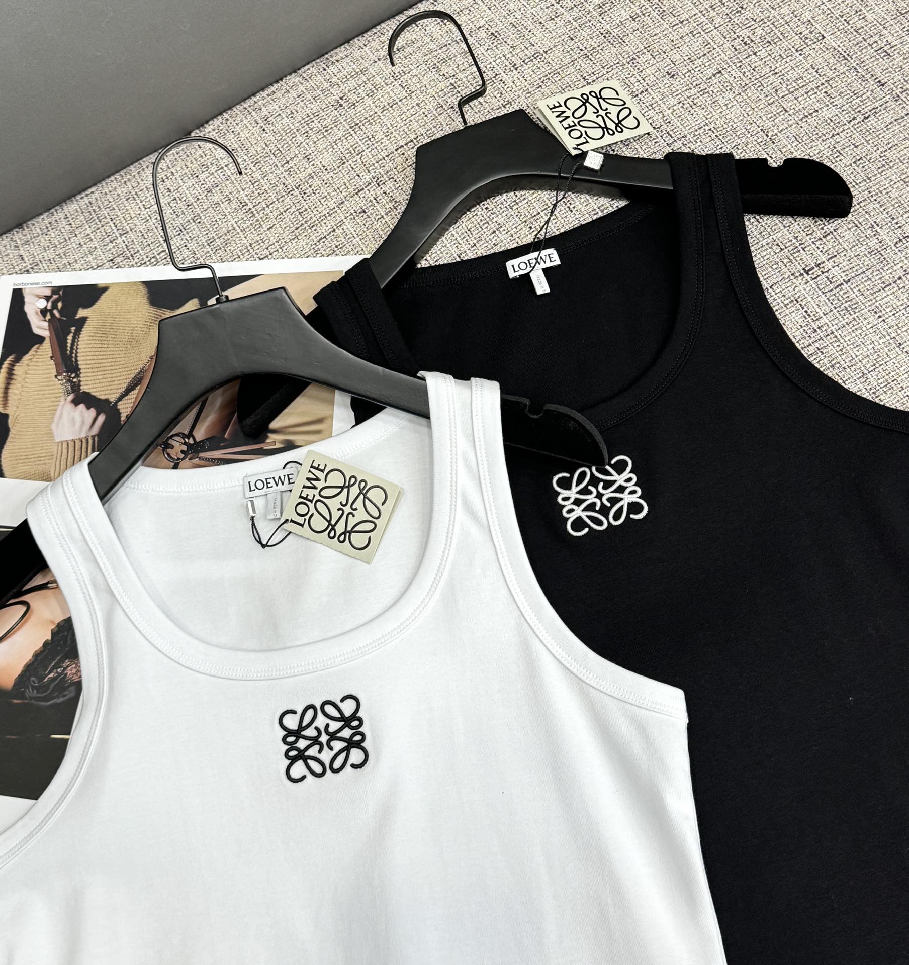 Embroidered Logo Knit Tank Top | 2026 SS Collection