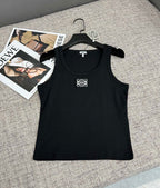 Embroidered Logo Knit Tank Top | 2026 SS Collection