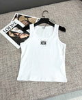 Embroidered Logo Knit Tank Top | 2026 SS Collection