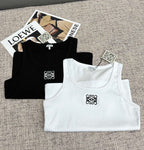 Embroidered Logo Knit Tank Top | 2026 SS Collection