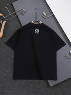 HELLO Logo Embroidered Tee | 2026 SS | Black & White