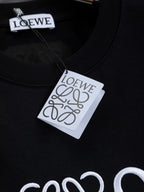 HELLO Logo Embroidered Tee | 2026 SS | Black & White
