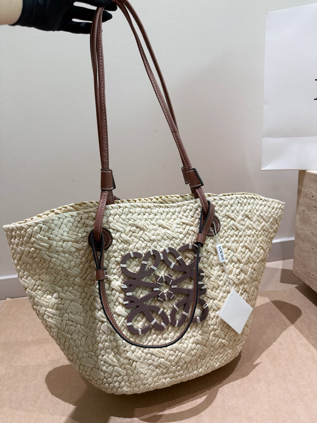 Woven Straw Tote Bag | Summer Beach Bag