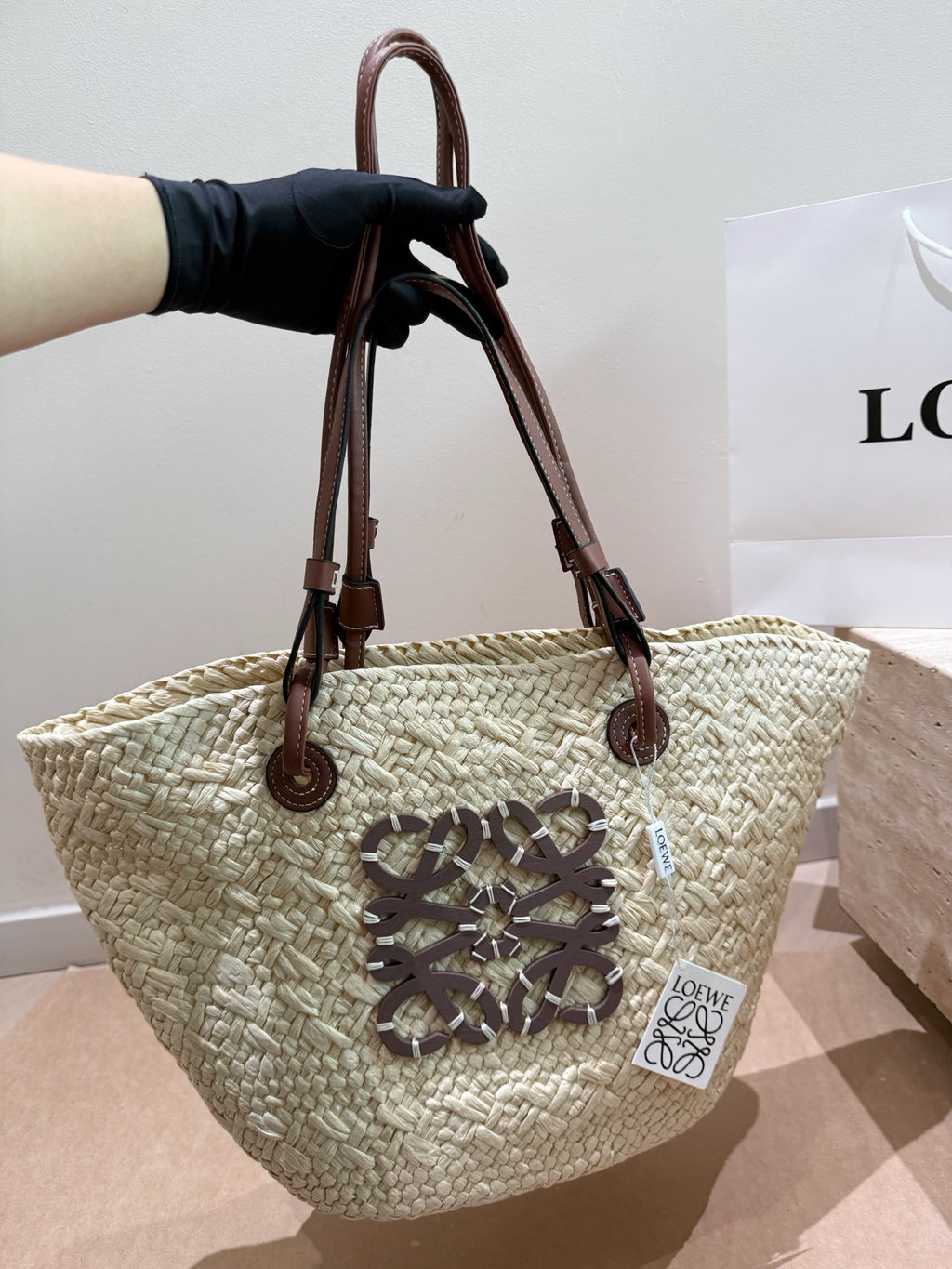 Woven Straw Tote Bag | Summer Beach Bag