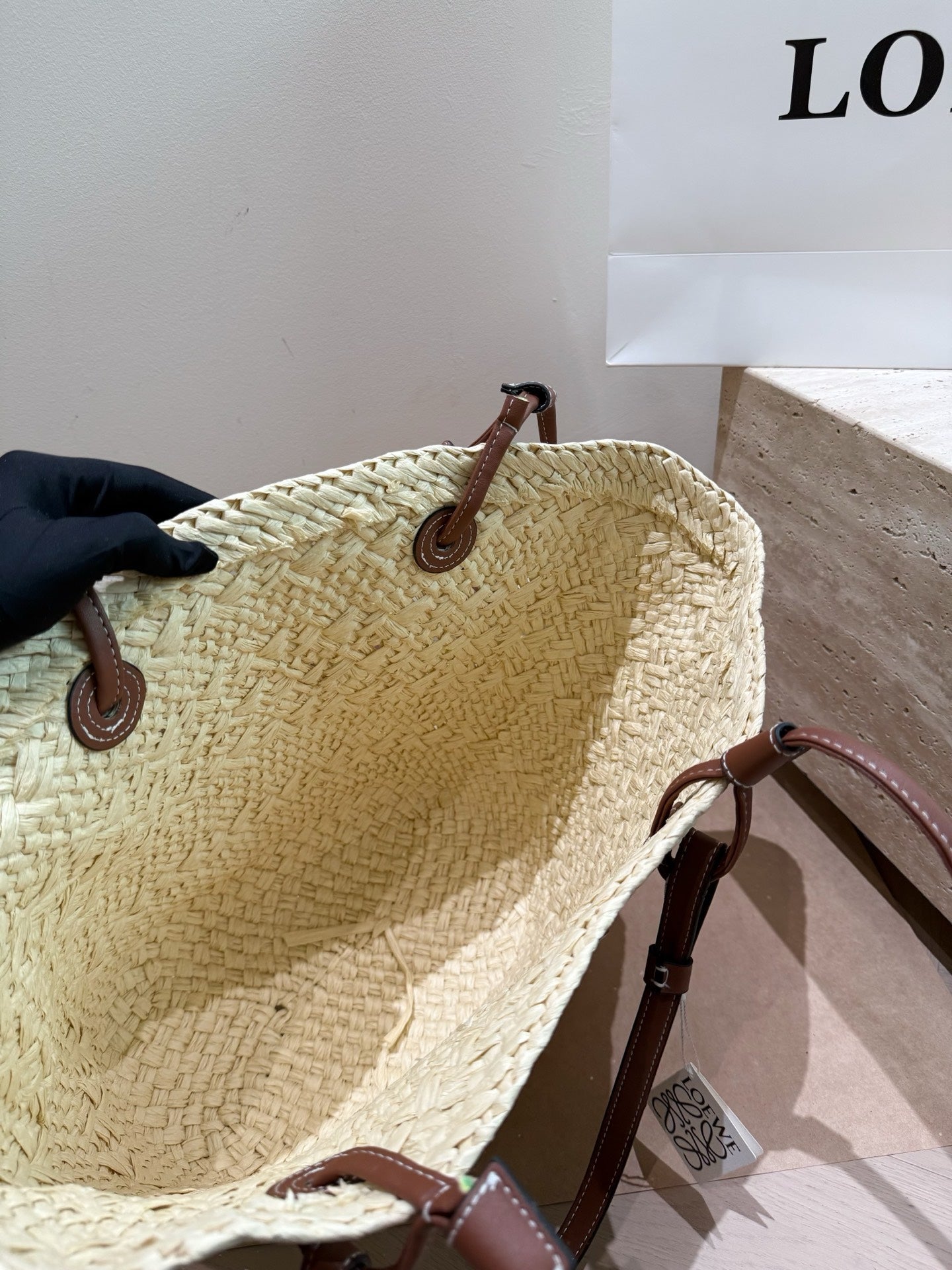 Woven Straw Tote Bag | Summer Beach Bag
