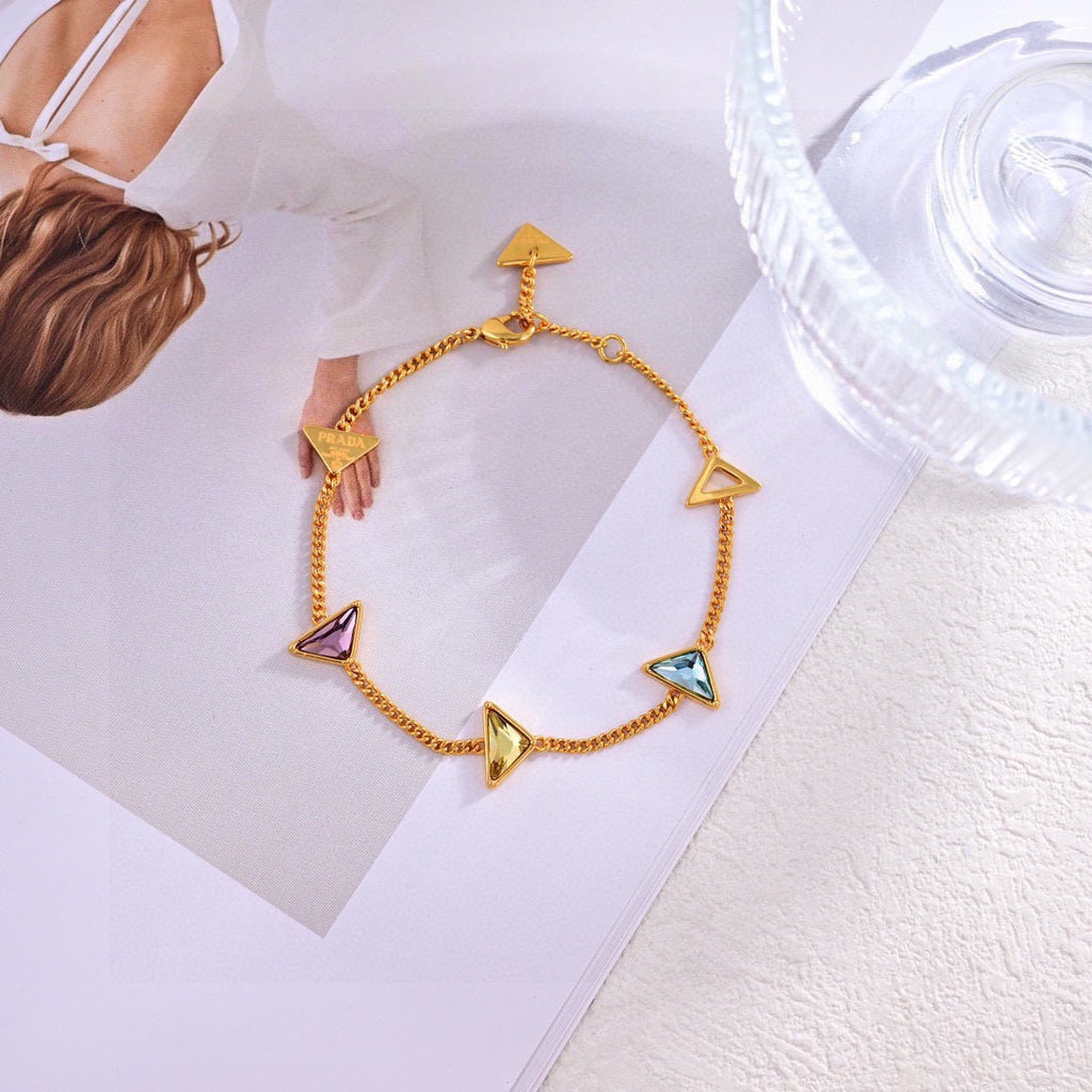 Triangle Logo Bracelet Set