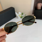 Oversized Metal Logo Sunglasses | New Style