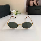 Oversized Metal Logo Sunglasses | New Style