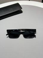 Acetate Black Frame Sunglasses | Unisex