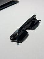 Acetate Black Frame Sunglasses | Unisex