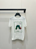Caterpillar Print Knit Tee