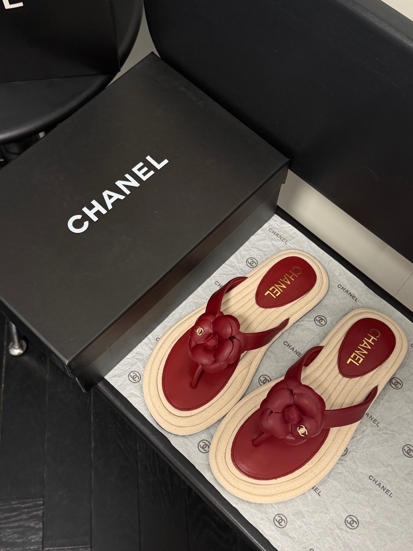 Camellia Thong Sandals