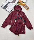 Nylon Logo Sun-Protection Co-ord Set (High quality)