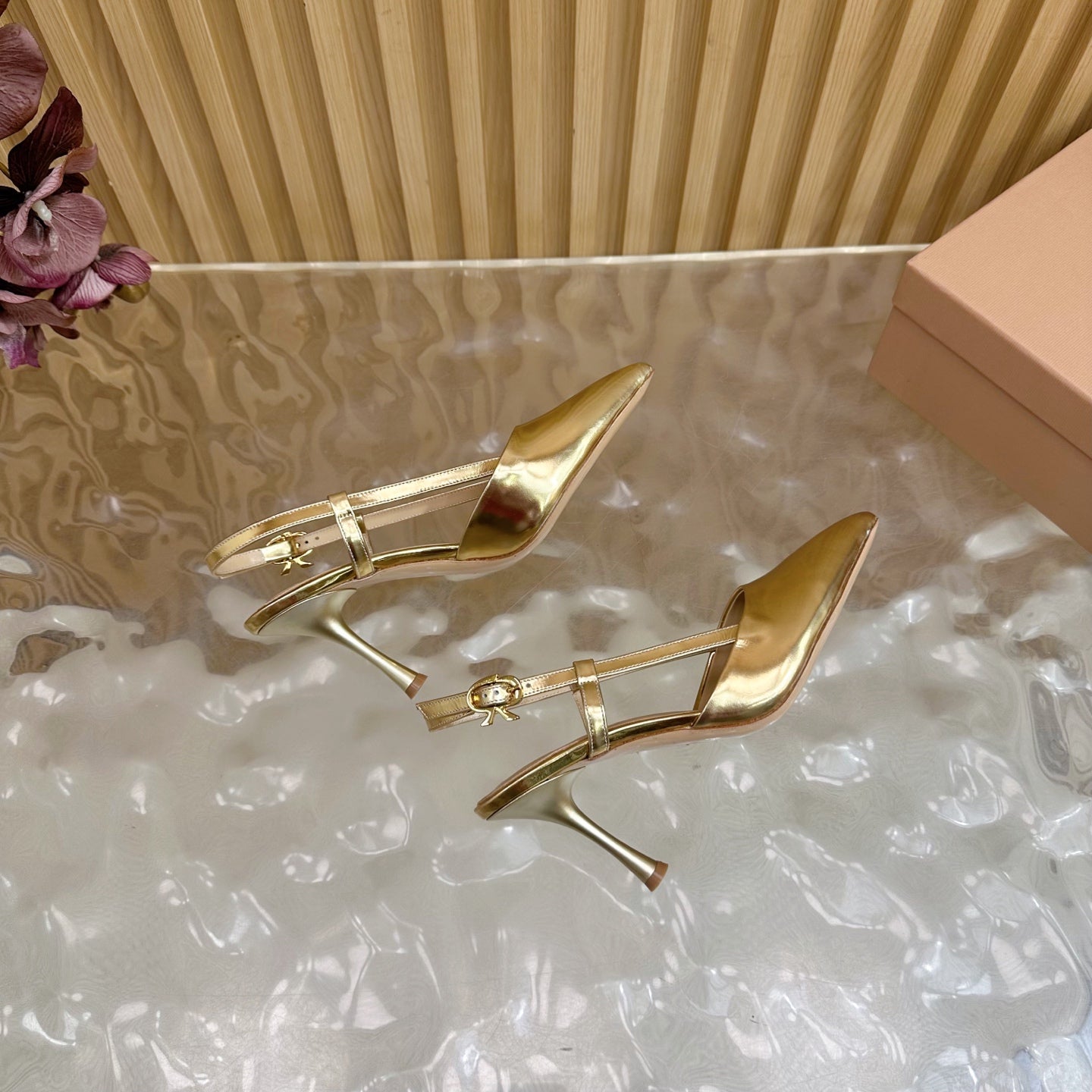 Pointed Toe Heeled Sandal | 2025 | Calfskin · Lambskin | 8.5cm Heel