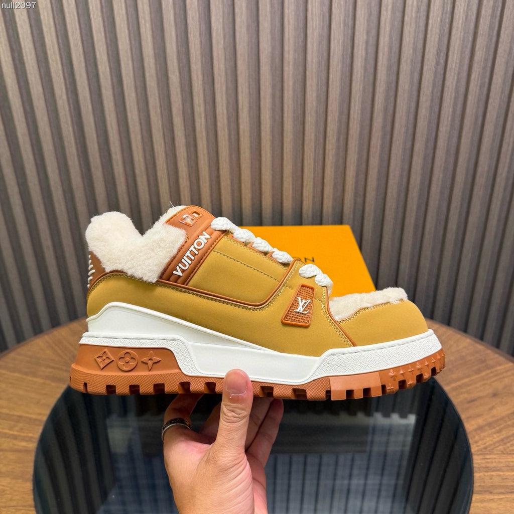 Monogram Embossed Trainer Sneakers | Unisex | Calfskin Leather