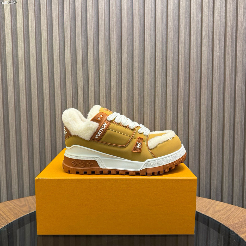 Monogram Embossed Trainer Sneakers | Unisex | Calfskin Leather