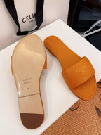 Triomphe Roman Slide Sandal | Lambskin | Italian Leather Sole