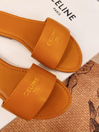 Triomphe Roman Slide Sandal | Lambskin | Italian Leather Sole