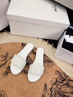Triomphe Roman Slide Sandal | Lambskin | Italian Leather Sole