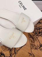 Triomphe Roman Slide Sandal | Lambskin | Italian Leather Sole