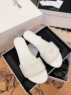 Triomphe Roman Slide Sandal | Lambskin | Italian Leather Sole
