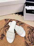 Triomphe Roman Slide Sandal | Lambskin | Italian Leather Sole