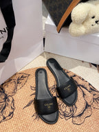 Triomphe Roman Slide Sandal | Lambskin | Italian Leather Sole