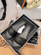 Triomphe Roman Slide Sandal | Lambskin | Italian Leather Sole
