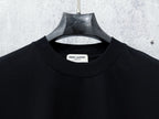 Cracked Print Cotton Tee | Black & White