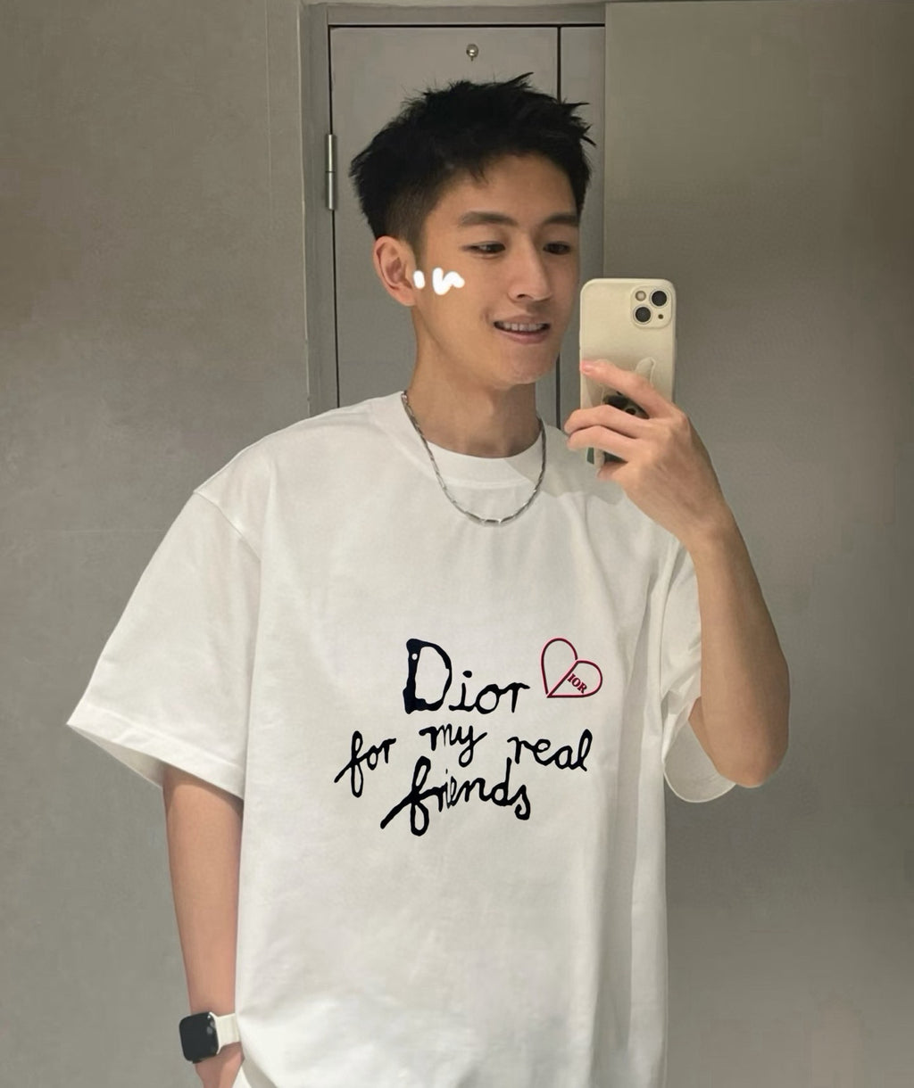 Letter Logo Tee | 25SS | Black & White