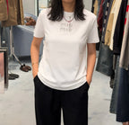 Cutout Letter Logo Slim Tee | 2026 SS