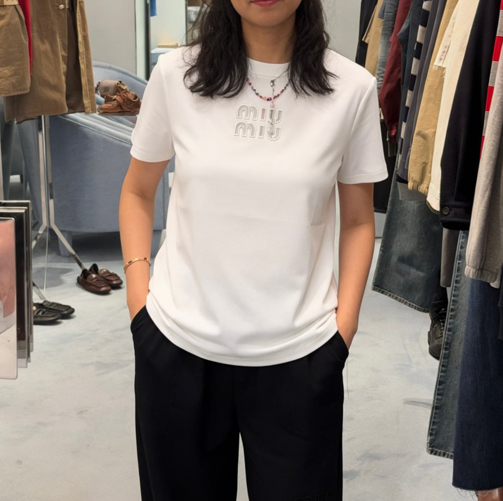 Cutout Letter Logo Slim Tee | 2026 SS