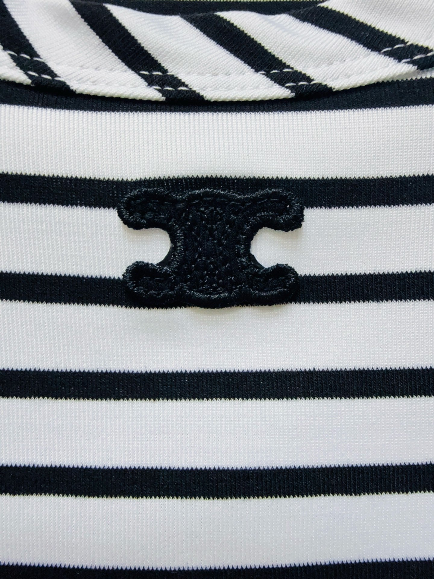 Triomphe Embroidered Stripe Vest