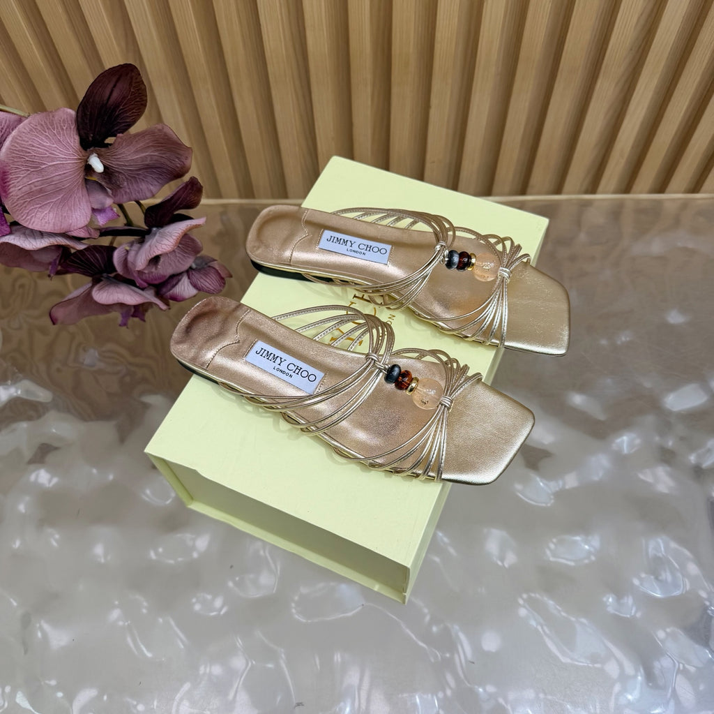 2026SS Amber Buckle Evening Sandal / Pump