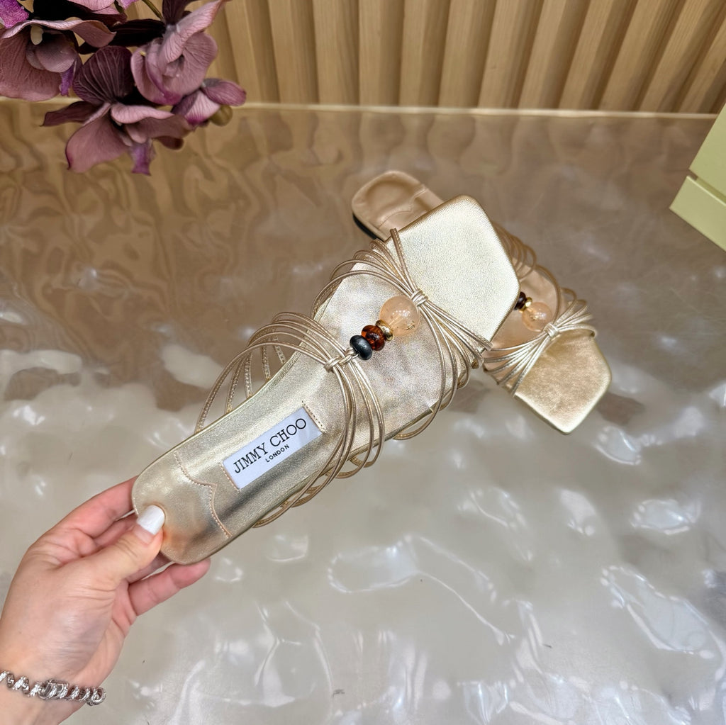 2026SS Amber Buckle Evening Sandal / Pump