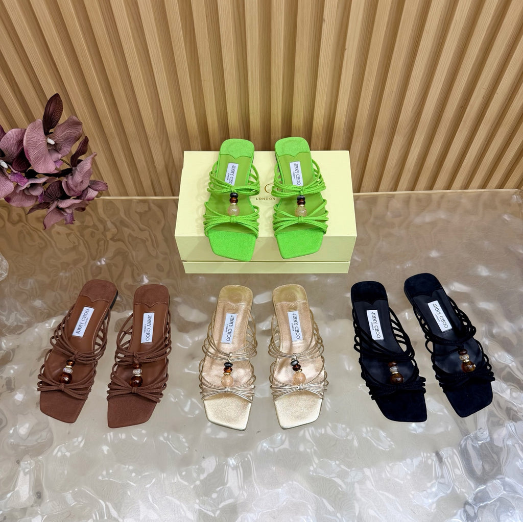 2026SS Amber Buckle Evening Sandal / Pump