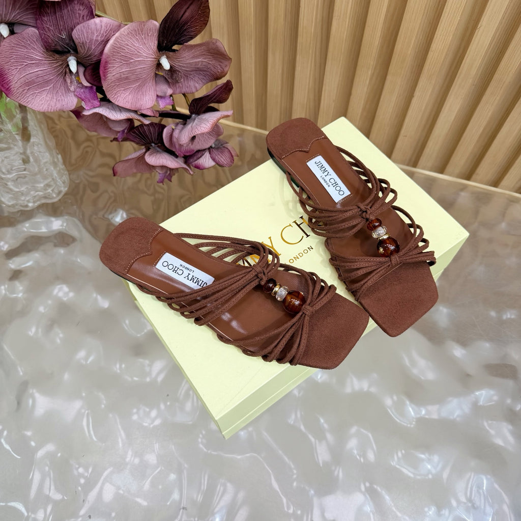 2026SS Amber Buckle Evening Sandal / Pump