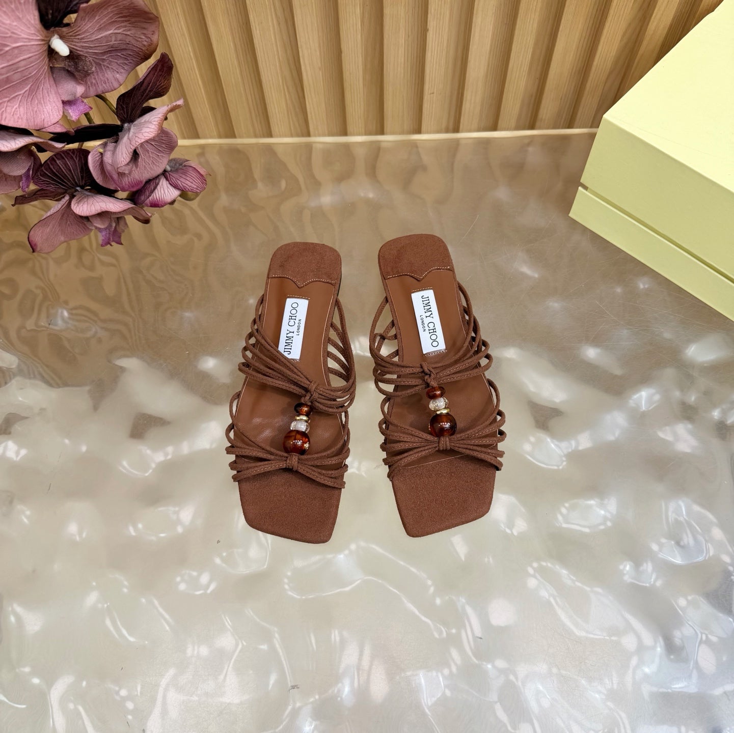 2026SS Amber Buckle Evening Sandal / Pump