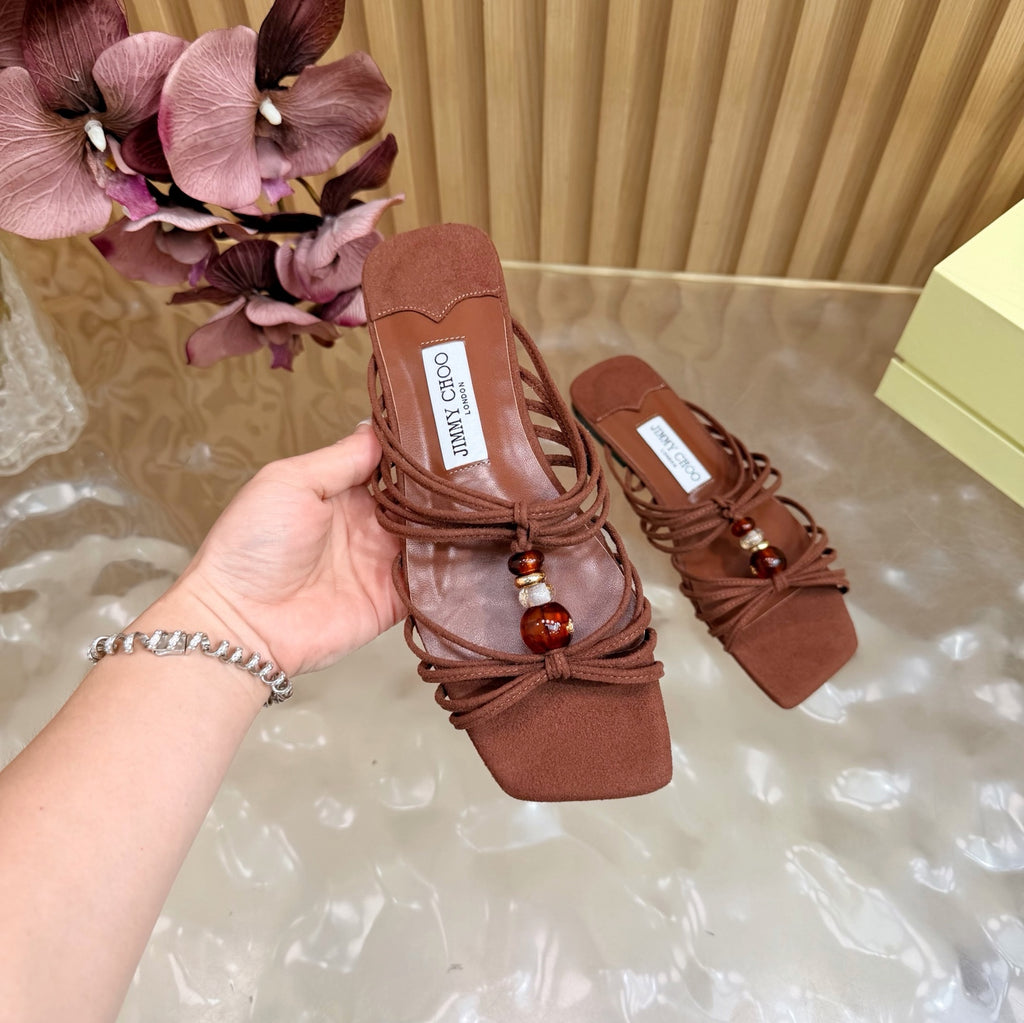 2026SS Amber Buckle Evening Sandal / Pump