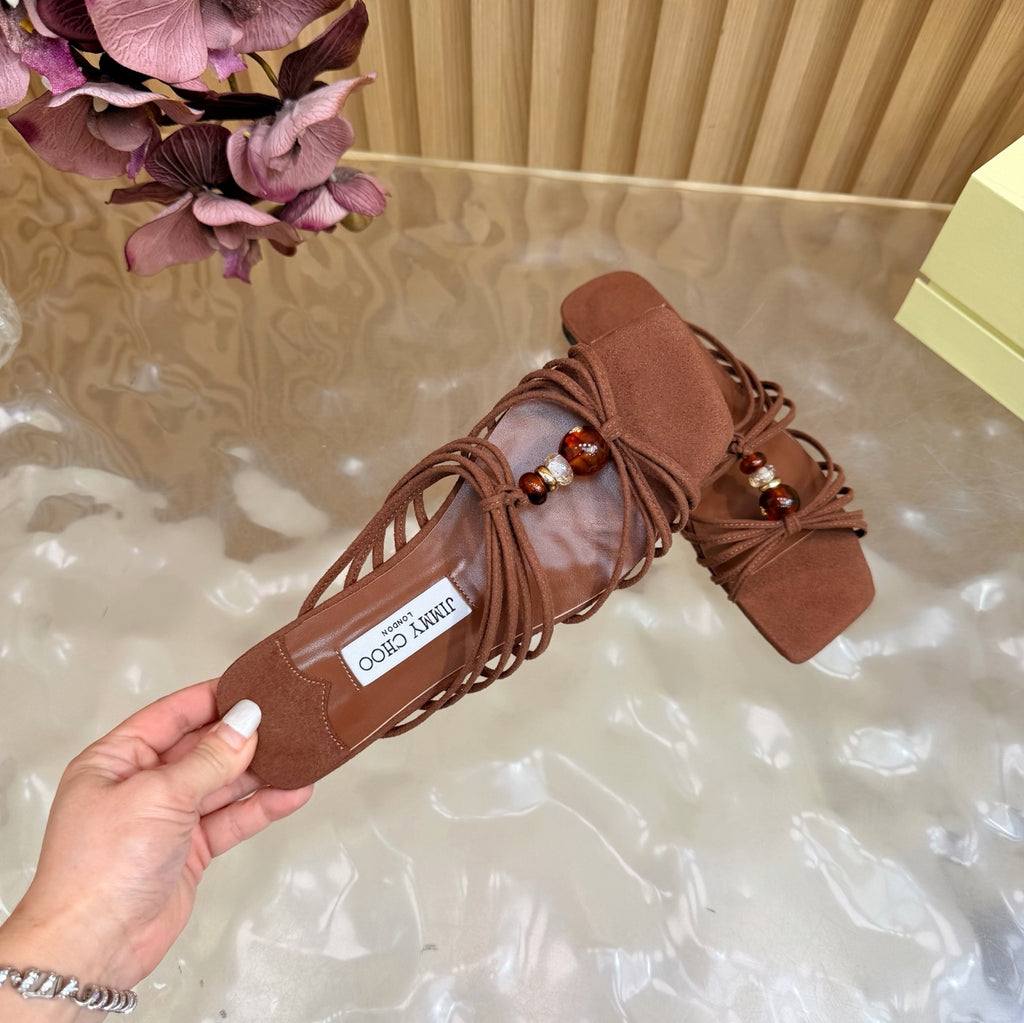 2026SS Amber Buckle Evening Sandal / Pump