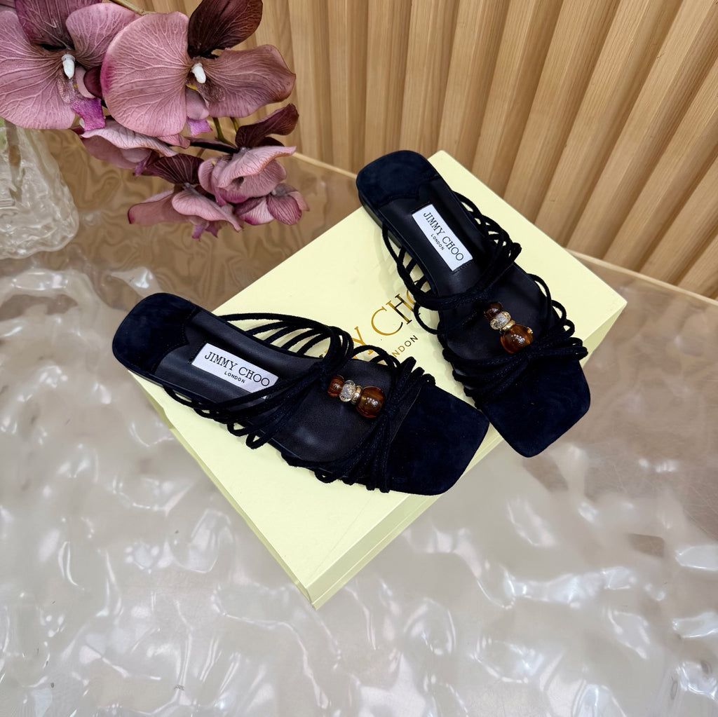 2026SS Amber Buckle Evening Sandal / Pump