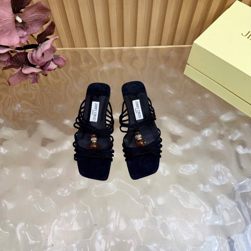 2026SS Amber Buckle Evening Sandal / Pump